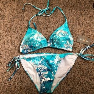 NWT Mei De Mon designer 2 piece bikini swimsuit